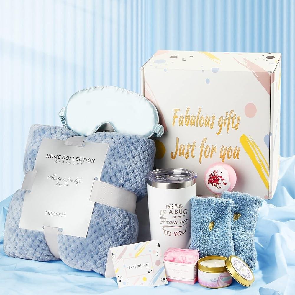 Yolidas Gifts for Women, Gifts for Mom, Wife, Girlfriend, Sister, Her, Birthday Gifts for Women, Christmas, Valentine's Day Gift Basket for Women, Spa Gift Basket Set Gifts for...