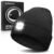 Hinshark Gifts for Men, Stocking Fillers for Men, Beanie Hat Men with LED Light for Him, Rechargeable Mens Beanie Hat Secret Santa Gifts for Men Who Have Everything, Men…