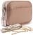 Lily England Cross Body Bag Women – Multiple Pockets – Adjustable Wide Strap and Chain – Black Handbag Crossbody – Over the Shoulder Bag