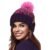 RockJock STORMACTIVE 100% Waterproof Ladies Unisex Chunky Ombre Warm Winter Teddy Fleece Lined Knitted Pompom Beanie Hat