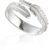 Solid 925 Sterling Silver Angel Wing Feather Adjustable Ring Size L-R Gift Boxed