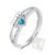 YOEE Anxiety Rings for Women Girls – Sterling Silver Plated Fidget Rings for Anxiety, Adjustable Cubic Zirconia Spinner Ring Jewellery Stress Relief Gift for Daughter Birthday…